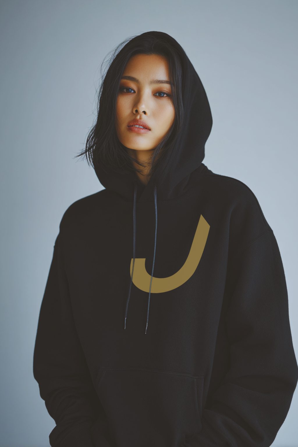 THINKER J001 — Signal Hoodie | Black