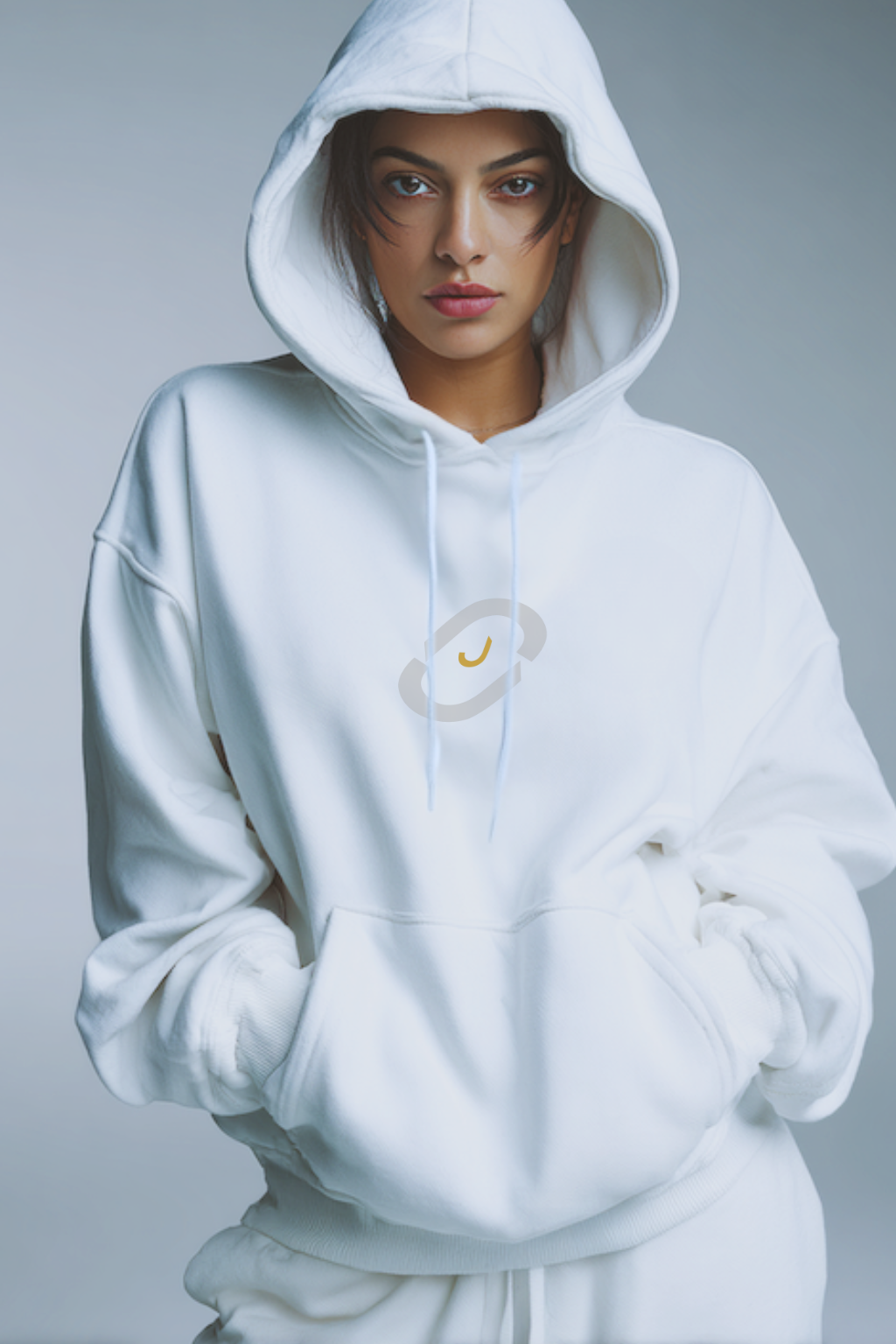 THINKER — Drop J001 Interpretive Hoodie ("Perspective is everything.") - White