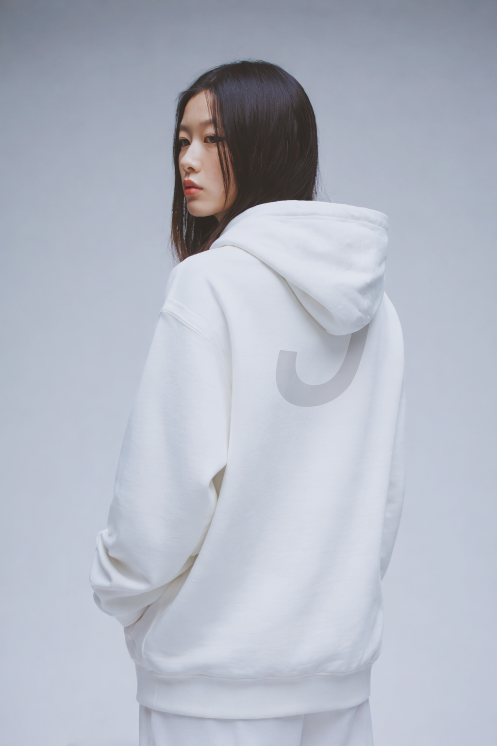 THINKER — Drop J001 Interpretive Hoodie ("Perspective is everything.") - White