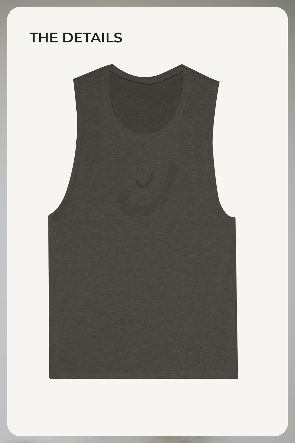 THINKER J002 — Muscle Tank | Black Heather
