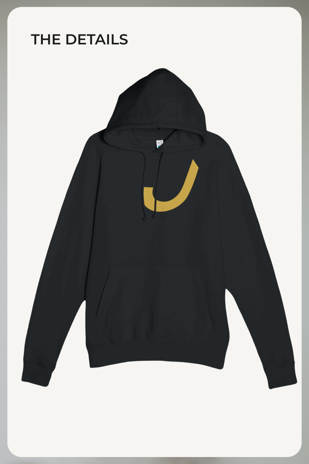 THINKER J001 — Signal Hoodie | Black