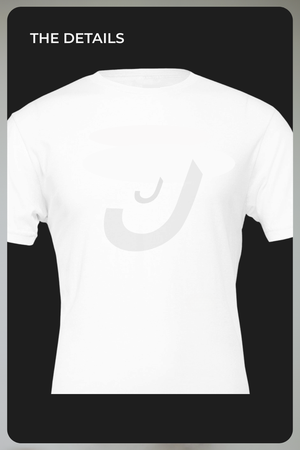 THINKER J002 — Oversized Tee | White