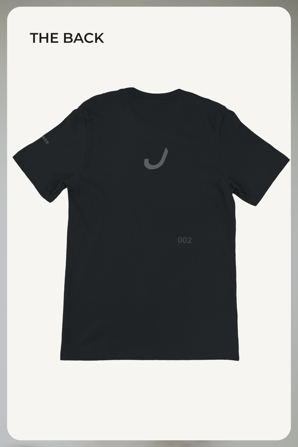 THINKER J002 — Tee | Black