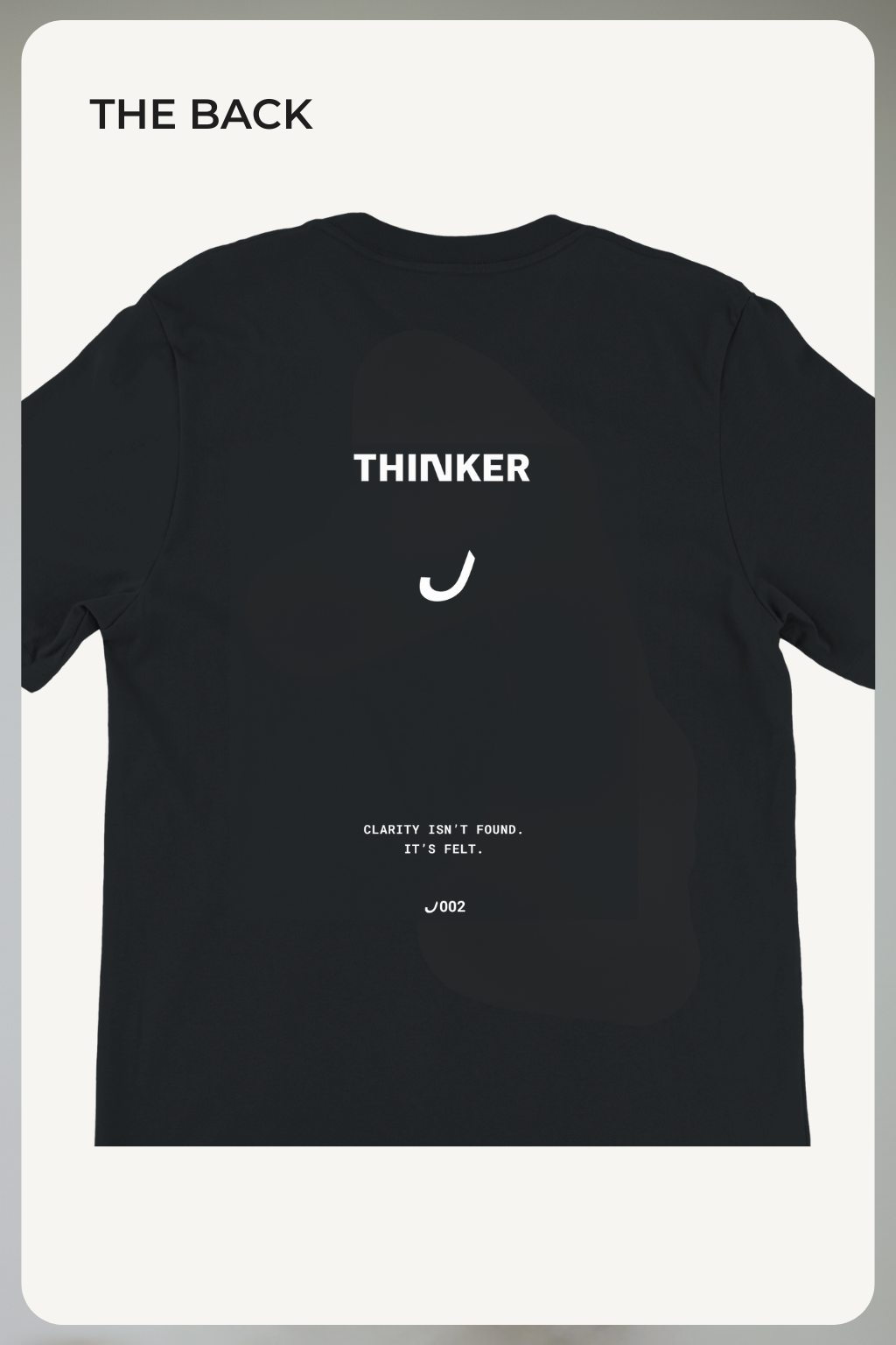 THINKER J002 — Oversized Tee | Black