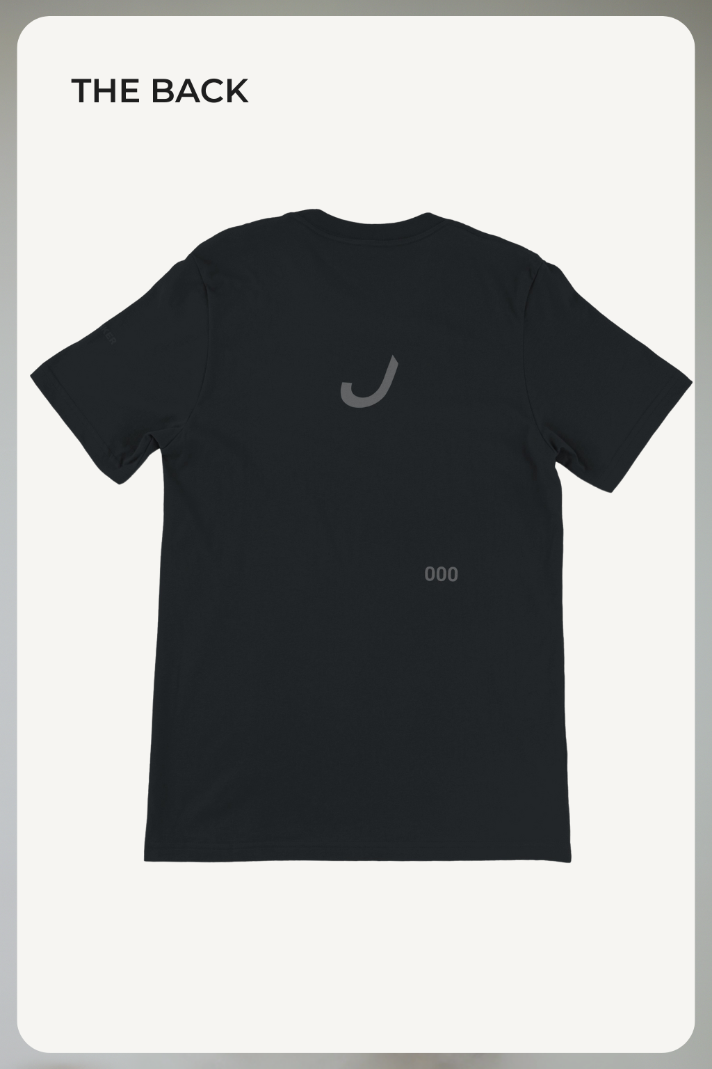 THINKER — Drop J000 Signal Tee (“Something in you already knew.”) - Black