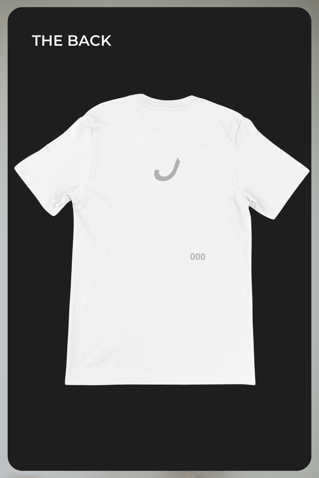 THINKER — Drop J000 Signal Tee (“Something in you already knew.”) - White