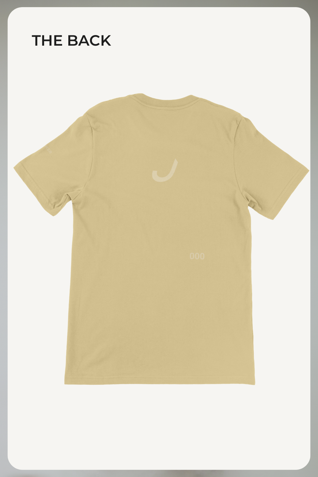 THINKER — Drop J000 Signal Tee (“Something in you already knew.”) — Soft Cream