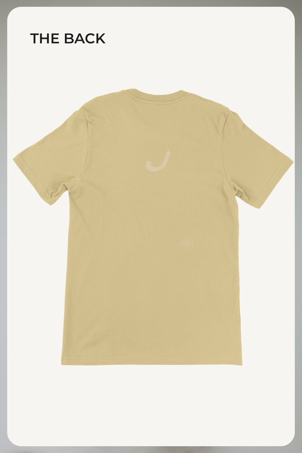 THINKER — Drop J001 "Perspective is everything." — Soft Cream Tee