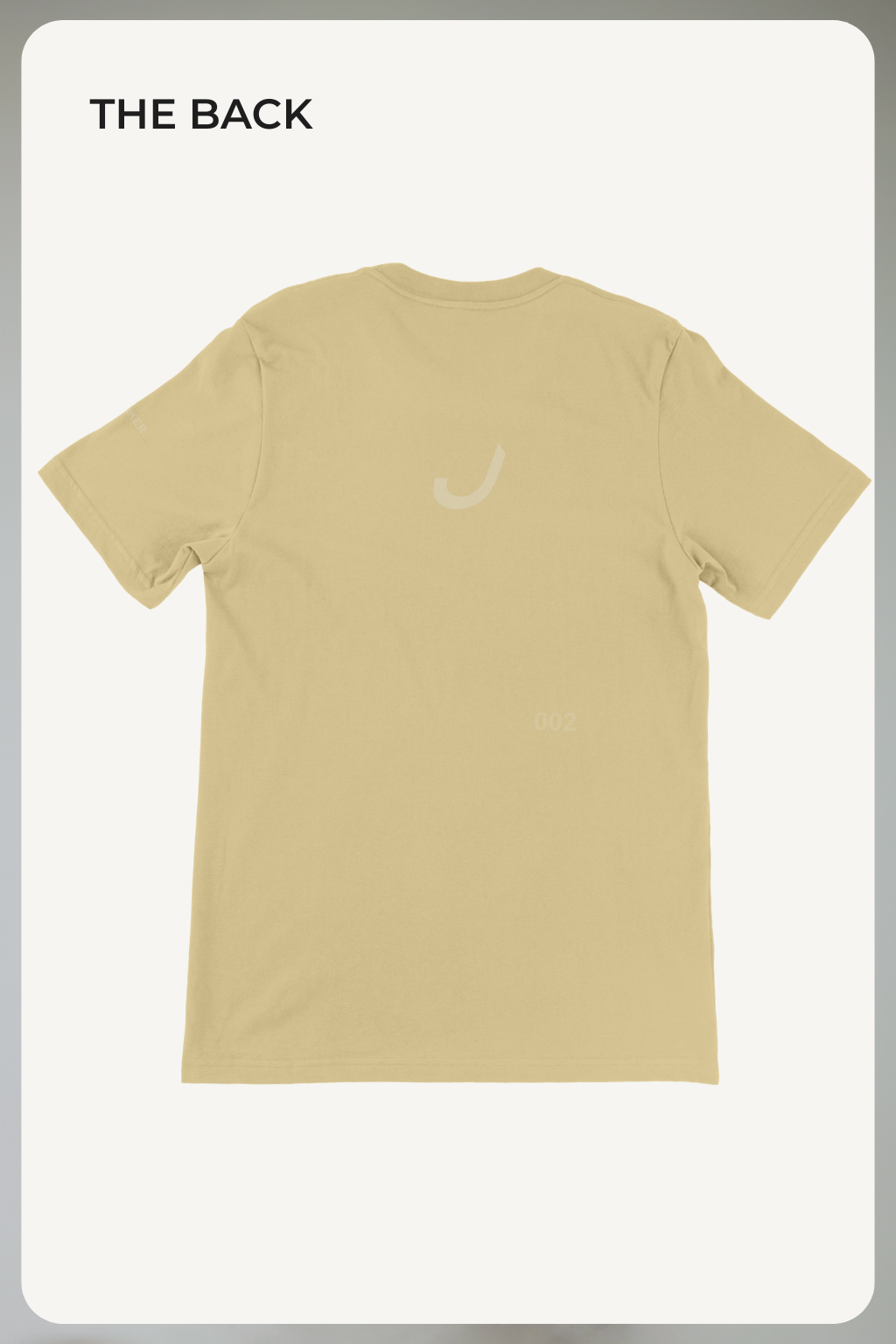 THINKER J002 — Tee | Soft Cream