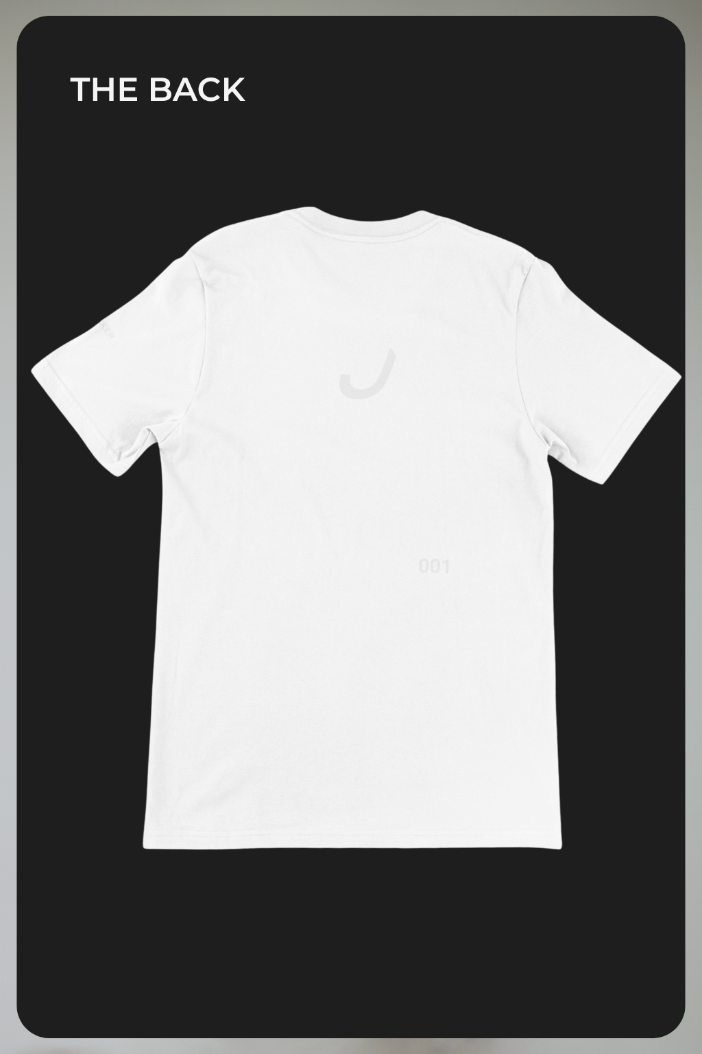 THINKER — Drop J001 "Perspective is everything." — White Tee