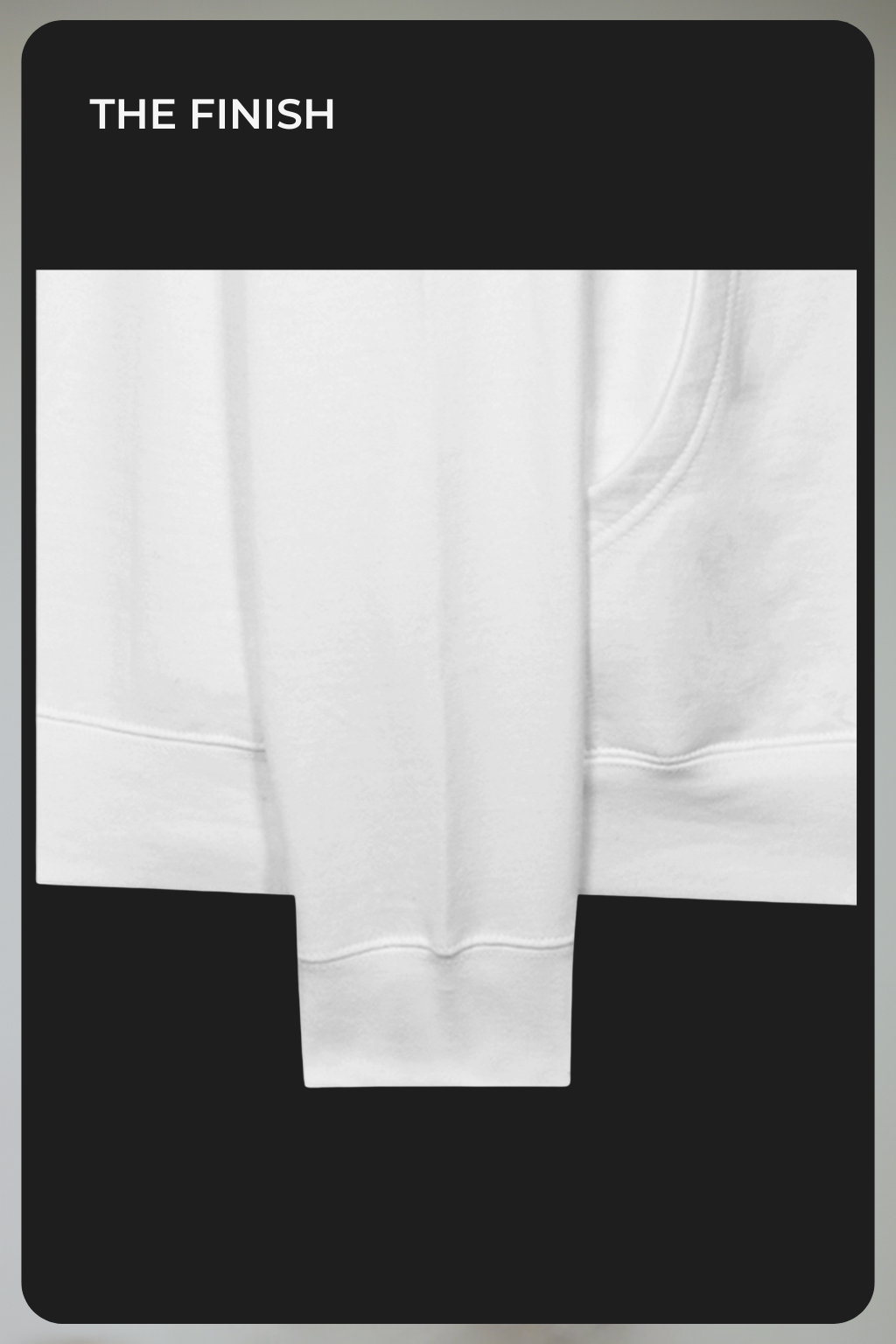 THINKER — Drop J001 Interpretive Hoodie ("Perspective is everything.") - White